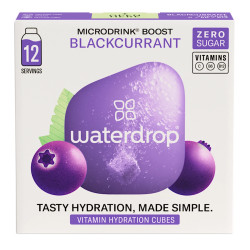 Waterdrop Blackcurrant černý rybíz, černý bez, acai 12 ks