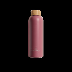 WATERDROP Lahev nerez tmavá růžová matt 600 ml