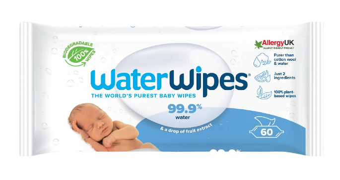 WATERWIPES 100% BIO odbouratelné ubrousky 60 ks