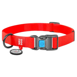 WAUDOG Waterproof Obojek pro psy červený, Velikost: S