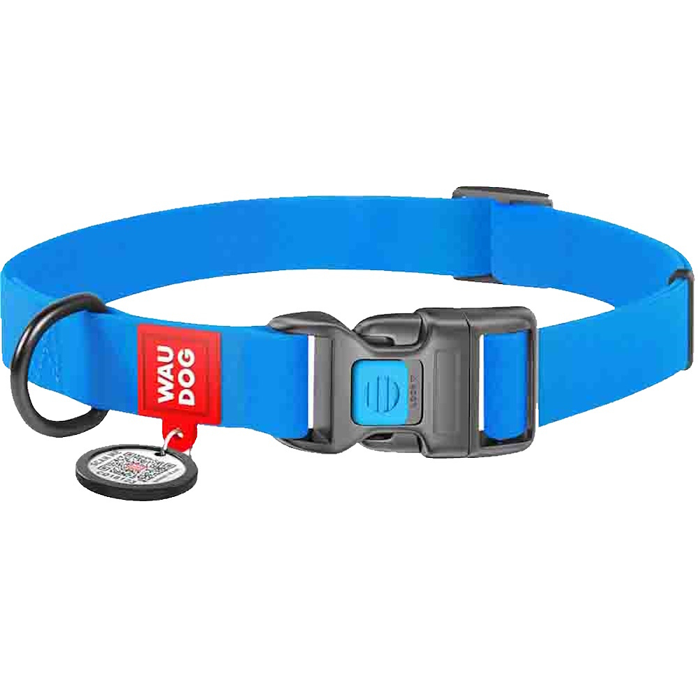 WAUDOG Waterproof Obojek pro psy modrý, Velikost: M