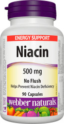 WEBBER NATURALS Niacin 500mg 90 kapslí