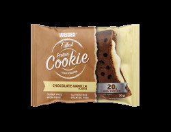 WEIDER Filled Protein Cookie High Protein, proteinový koláček s náplní, Chocolate-Vanilla 70 g