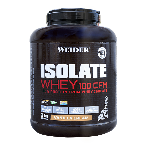 WEIDER Isolate whey 100 CFM  příchuť vanilla cream 2000 g