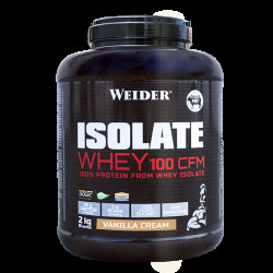 WEIDER Isolate whey 100 CFM  příchuť vanilla cream 2000 g