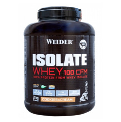 WEIDER Isolate whey 100 CFM syrovátkový isolát cookie cream 2000 g