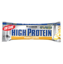 WEIDER Low Carb High Protein tyčinka peanut caramel 50 g