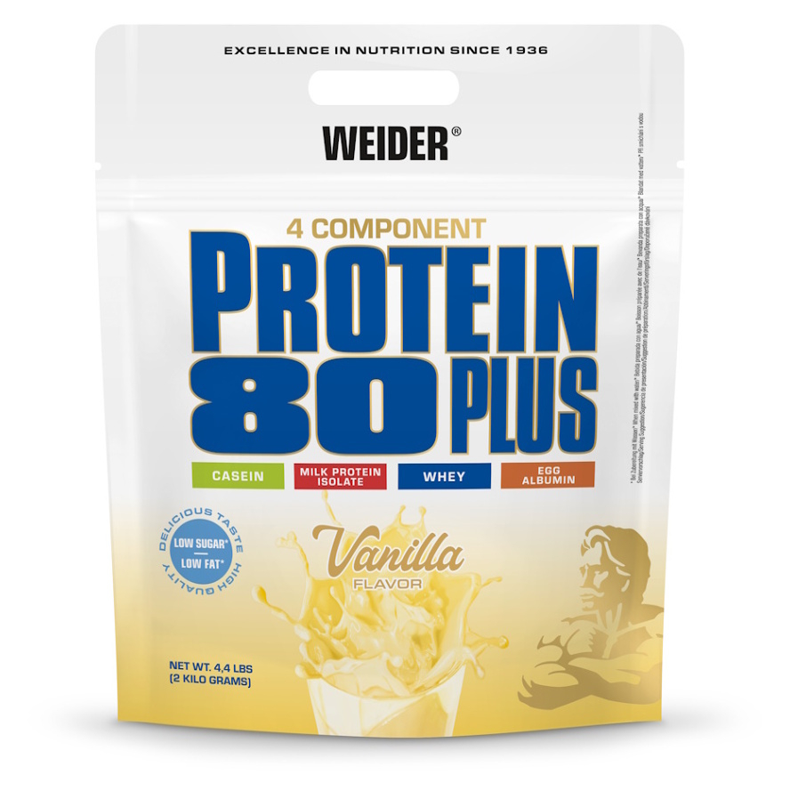 WEIDER Protein 80 plus vanilka 2000 g