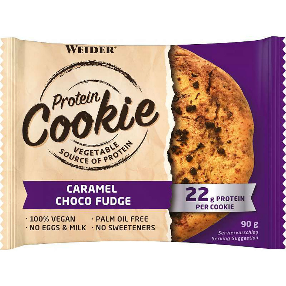 WEIDER Protein cookie karamel a čokoládový fondán 90 g