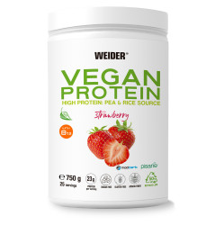 WEIDER Vegan protein příchuť jahoda 750 g