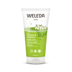 Weleda Kids 2v1 Sprchový krém a šampon Veselá limetka 150 ml
