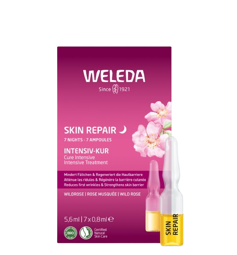 WELEDA Skin Repair, 7 denní intenzivní kúra, Divoká růže 7 x 0.8 ml