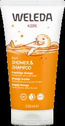 WELEDA Sprchový krém a šampon 2v1 Šťastný pomeranč 150 ml