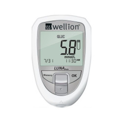 Wellion LUNA TRIO glukometr set bílý