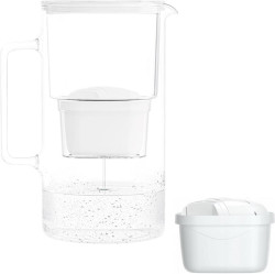 Wessper Skleněná konvice AquaMax D2 3,3 l, bílá + 1 filtr
