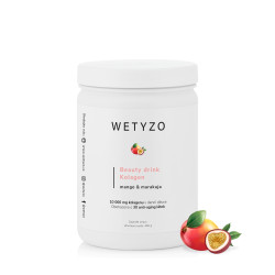 WETYZO Kolagen Beauty drink s vitamíny pro vlasy, nehty a pleť - mango & marakuja
