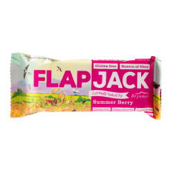 Wholebake Flapjack ovesný bezlepkový malina-jahoda 80 g