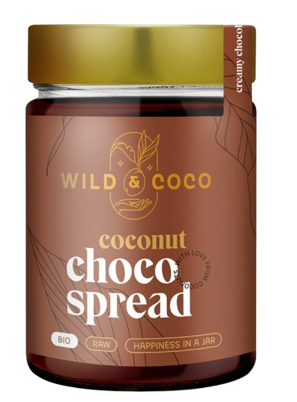 WILD & COCO Kokosová pomazánka čokoládová BIO 300 g