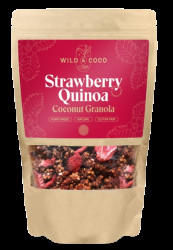 WILD & COCO Strawberry Quinoa Coconut Granola 220 g