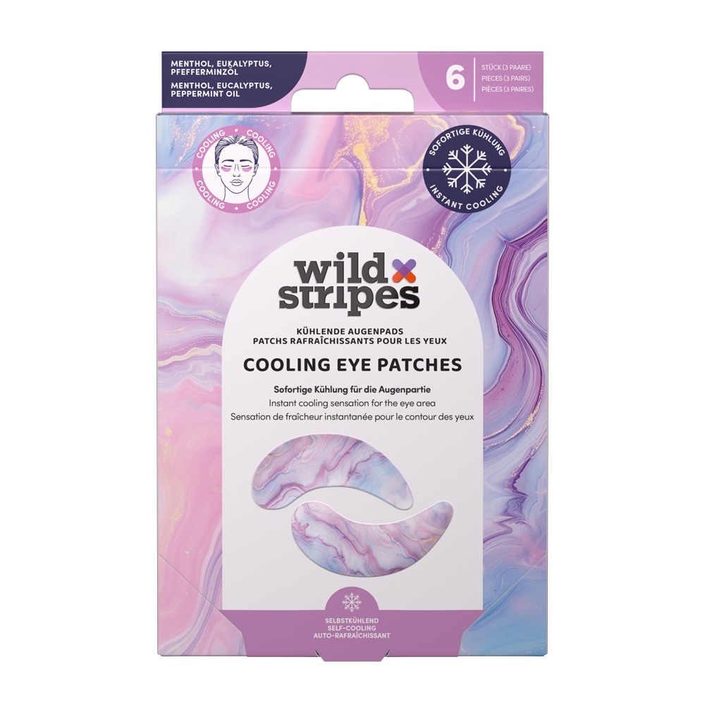 Wild Stripes Cooling eye patches Rose Marble chladící oční polštářky 6 ks