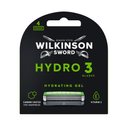 Wilkinson Hydro 3 Black Edition náhradní hlavice 4 ks