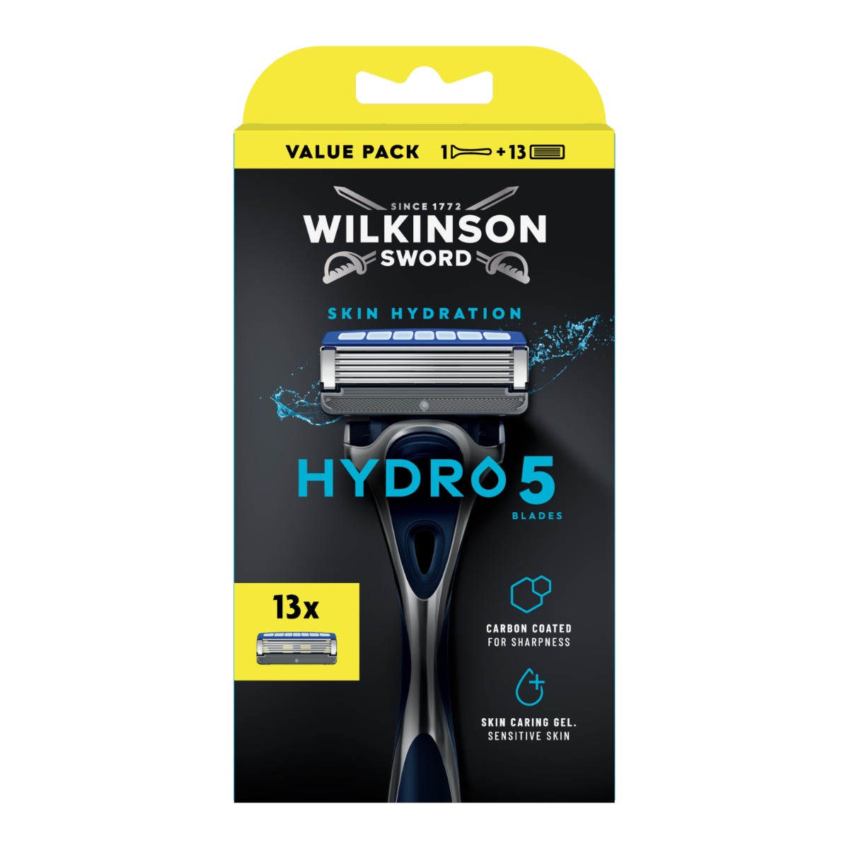 Wilkinson Hydro 5 Skin Hydratation XXXL holicí strojek + hlavice 13 ks