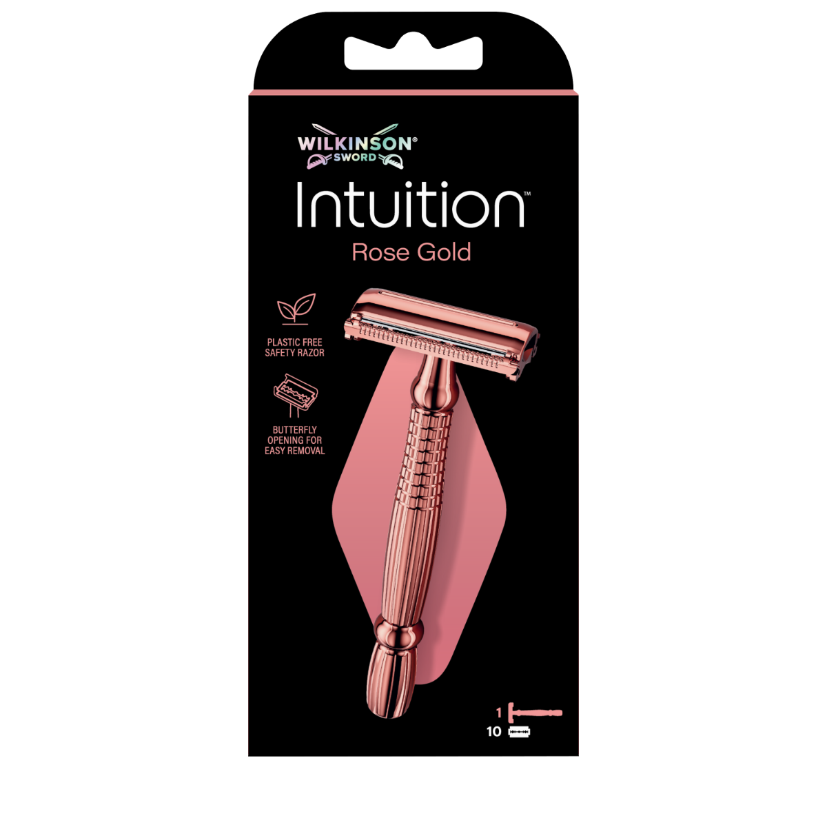 Wilkinson Intuition Rose Gold holicí strojek + čepele 10 ks