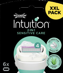 WILKINSON SWORD Intuition Sensitive Care Náhradní hlavice 6 ks