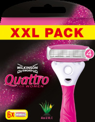 WILKINSON SWORD Quattro for Women Náhradní hlavice 6 ks