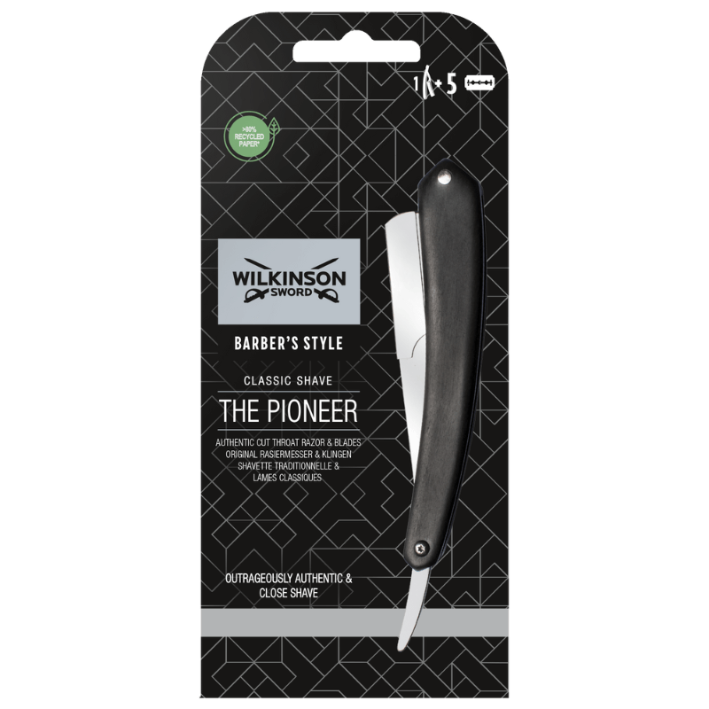 WILKINSON SWORD Vintage Edition Cut Throat + žiletky 5 ks