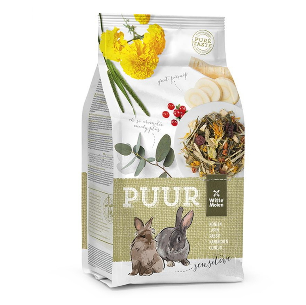 WITTE MOLEN Puur rabbit sensitive krmivo pro citlivé králíky 3 kg