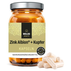 WOLDOHEALTH Zinek s mědí 90 kapslí