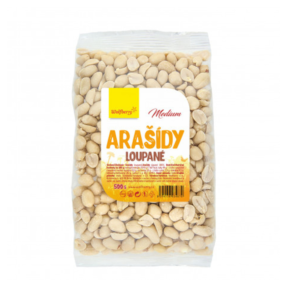 WOLFBERRY Arašídy loupané Medium 500 g