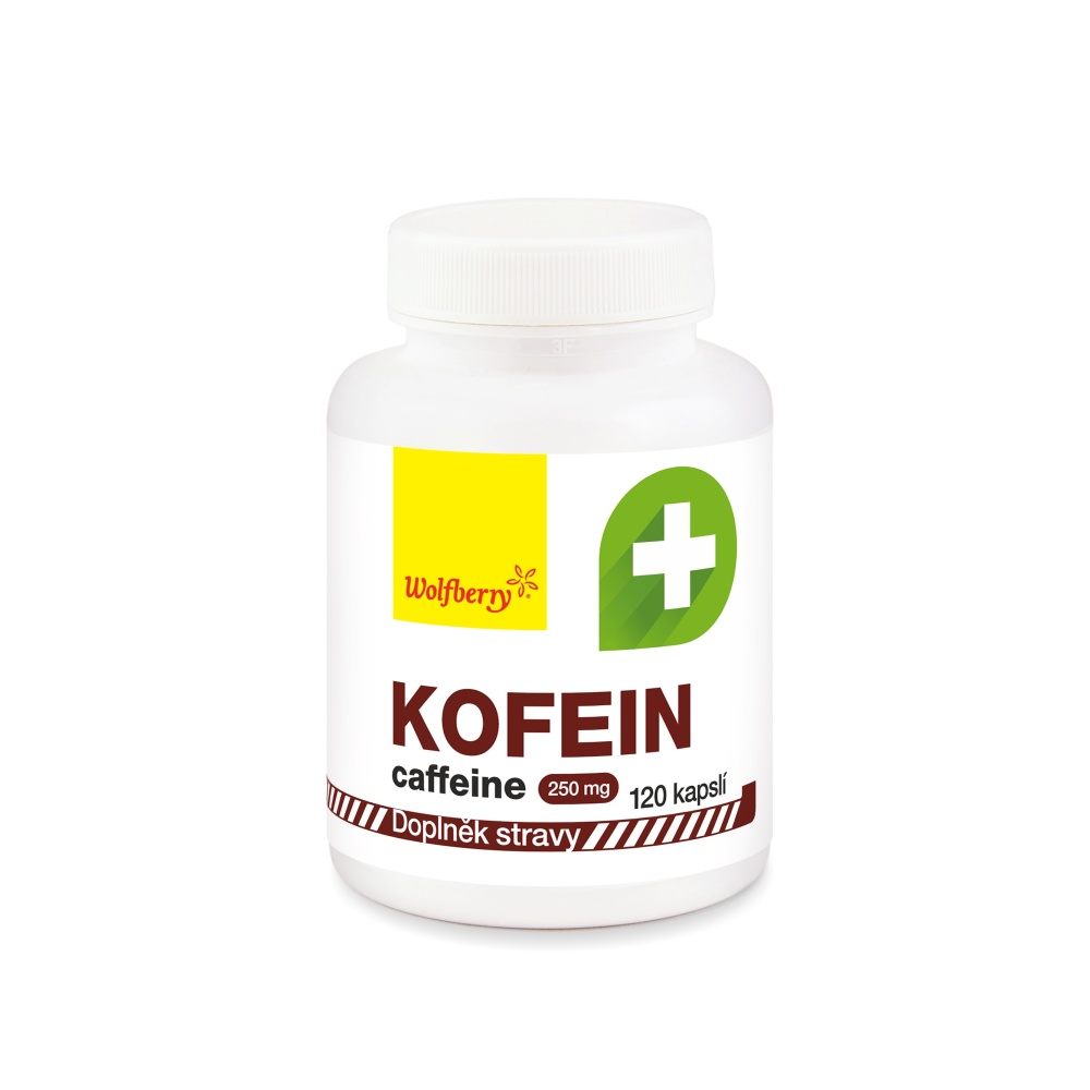 Wolfberry Kofein 250 mg 120 kapslí