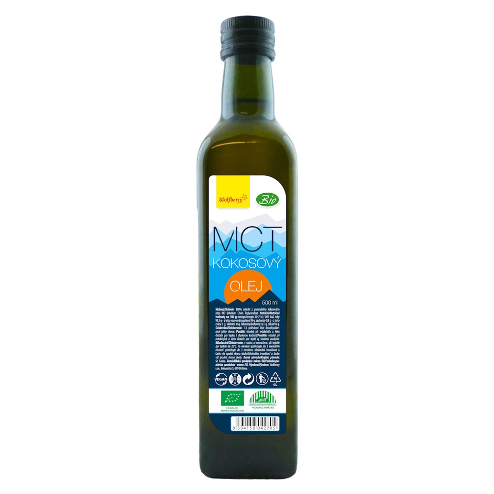 WOLFBERRY Kokosový olej MCT BIO 500 ml