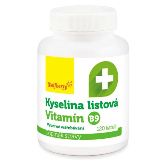WOLFBERRY Kyselina listová 120 kapslí