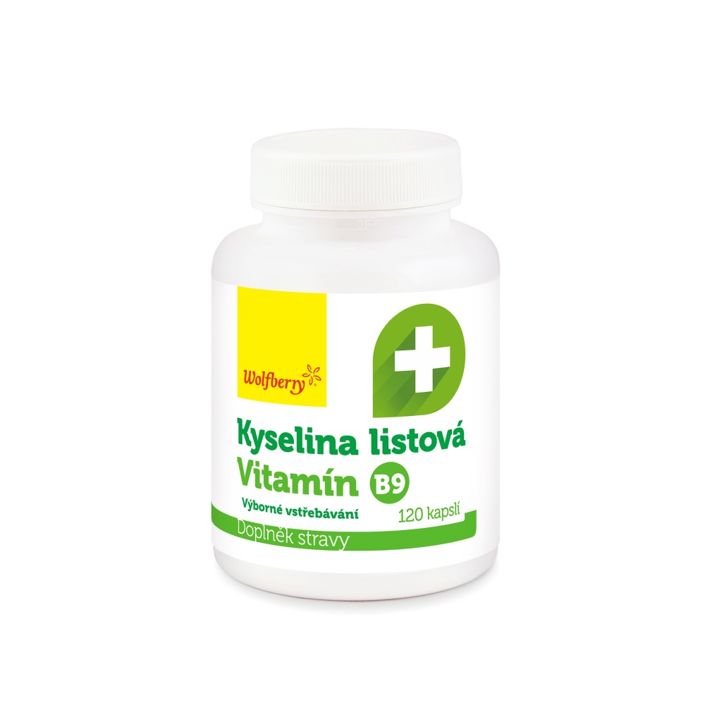 Wolfberry Kyselina listová 120 kapslí