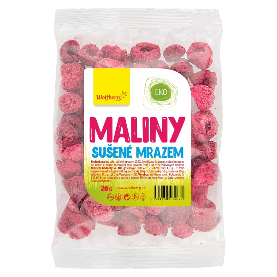 WOLFBERRY Maliny lyofilizované 20 g