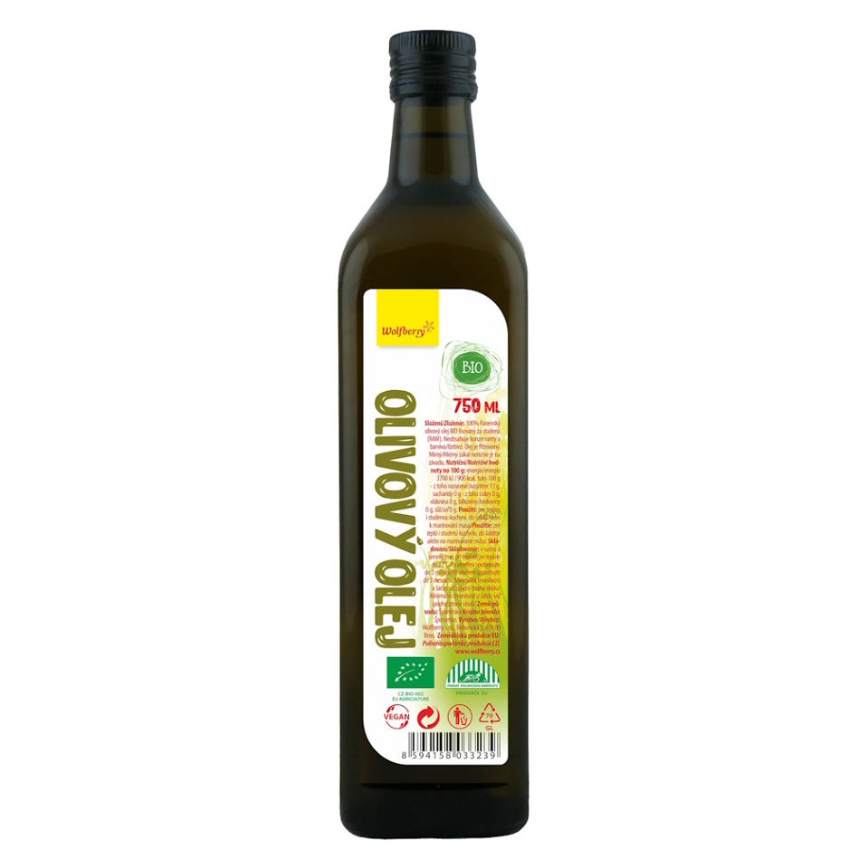 WOLFBERRY Olivový olej panenský BIO 750 ml