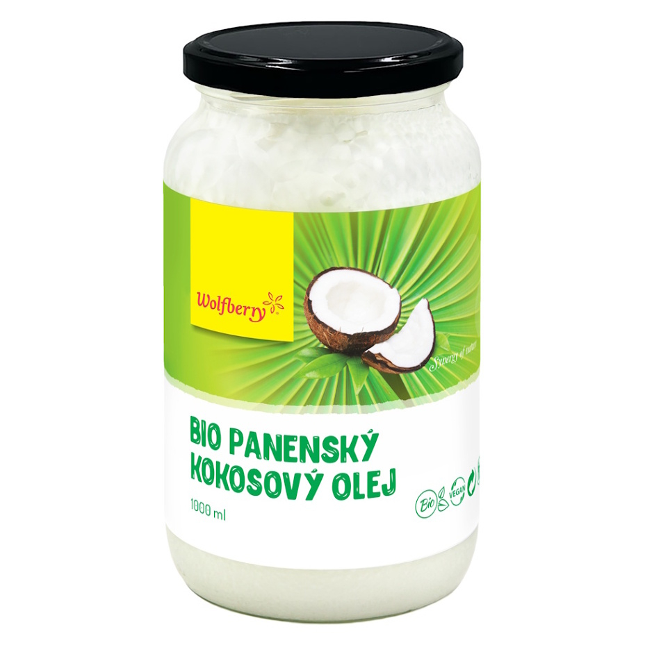 WOLFBERRY Panenský kokosový olej BIO 1000 ml