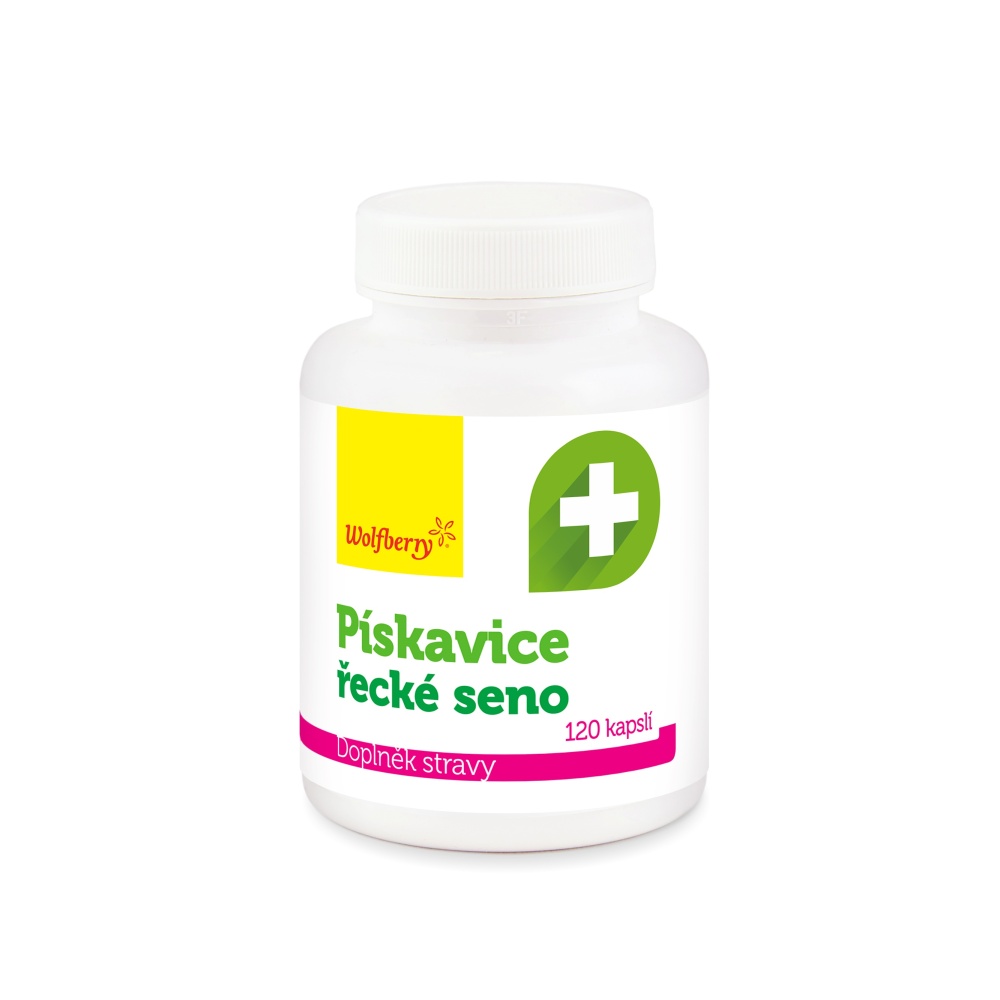 Wolfberry Pískavice řecké seno 120 kapslí