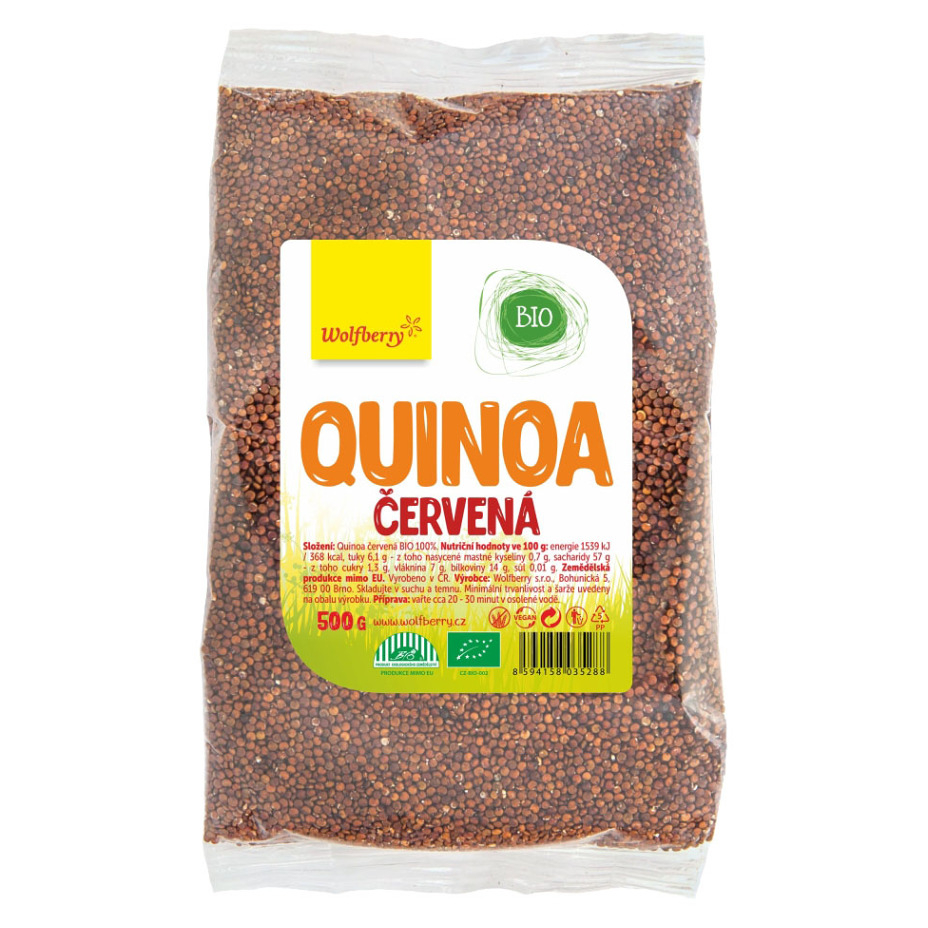 WOLFBERRY Quinoa červená BIO 500 g