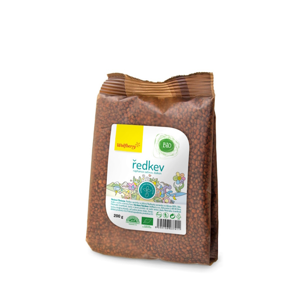 WOLFBERRY Ředkev semínka na klíčení BIO 200 g