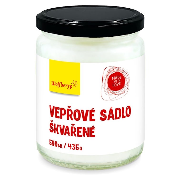 WOLFBERRY Sádlo škvařené vepřové 435 g