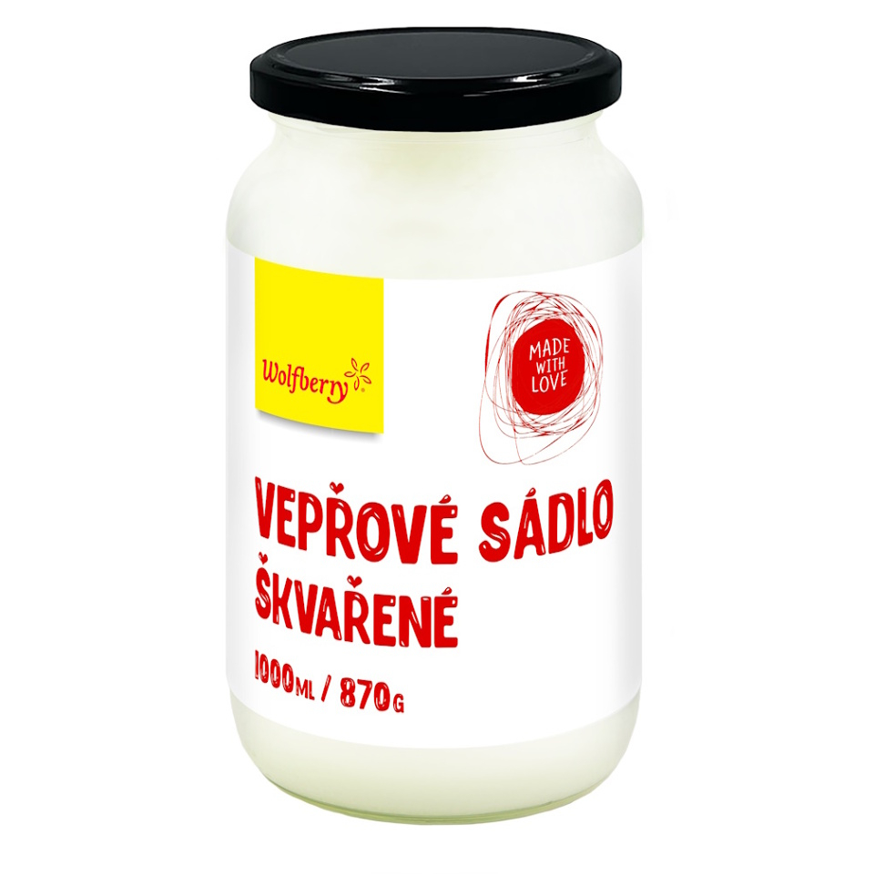 WOLFBERRY Sádlo škvařené vepřové 870 g