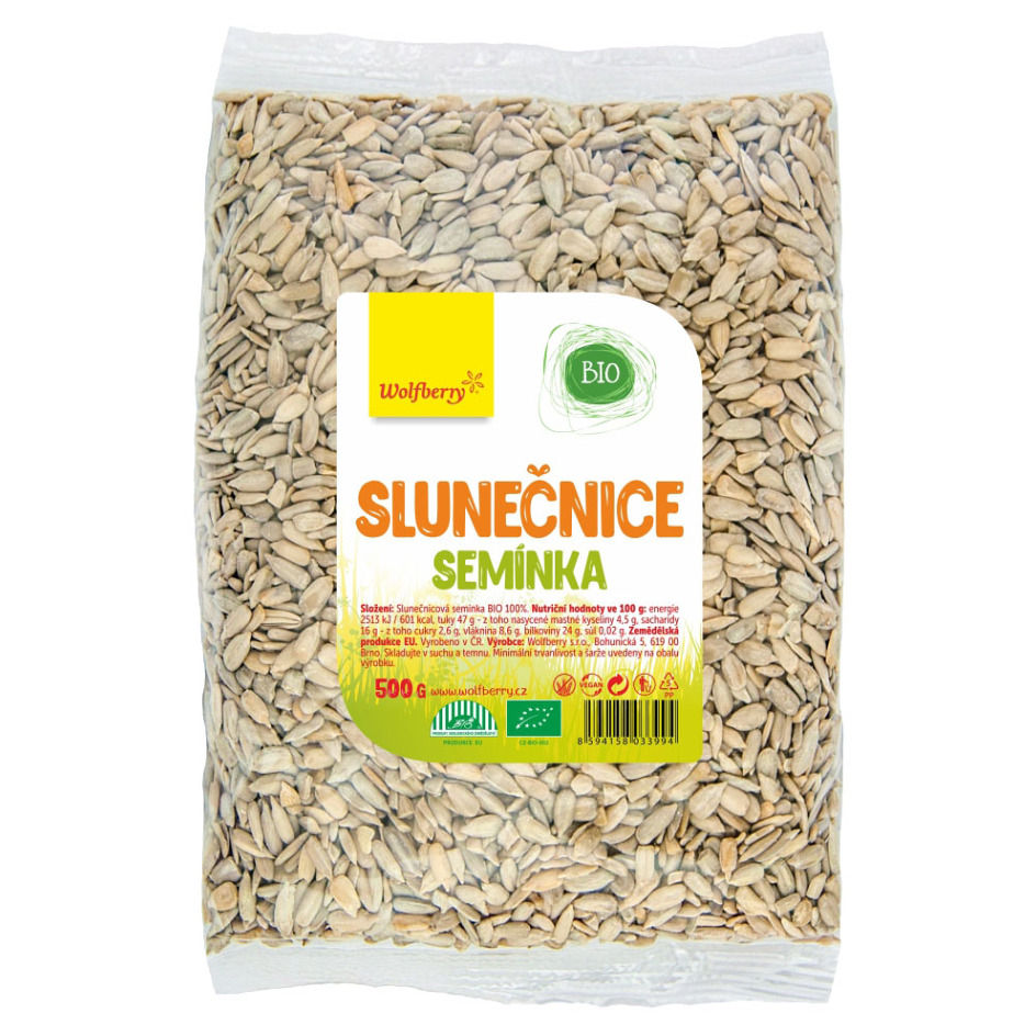 WOLFBERRY Slunečnicové semínko BIO 500 g