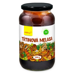 WOLFBERRY Třtinová melasa 1300 g BIO, poškozený obal