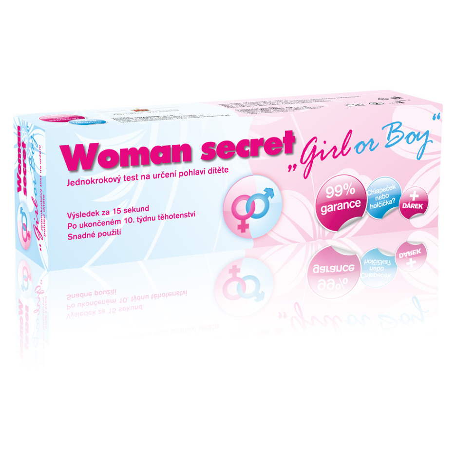 WOMAN SECRET Girl or Boy test na určení pohlaví dítěte