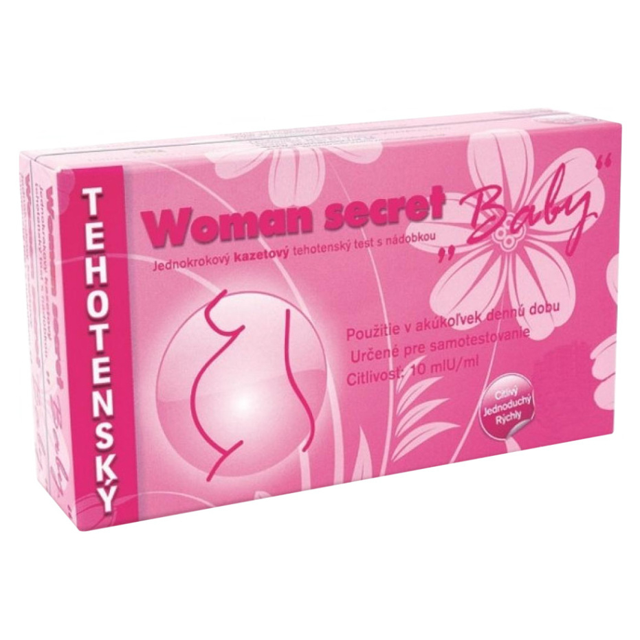 WOMAN SECRET Těhotenský test BABY proužkový 2v1
