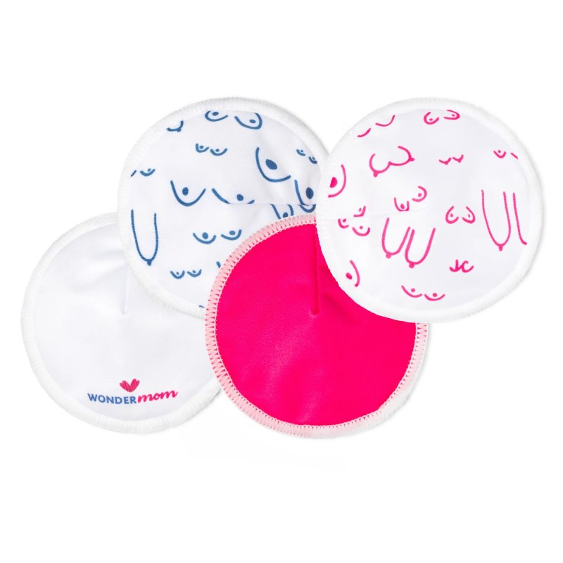 Wondermom pratelné bambusové vložky do podprsenky 8ks
